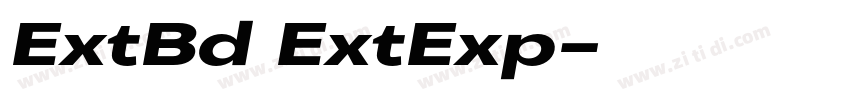 ExtBd ExtExp字体转换